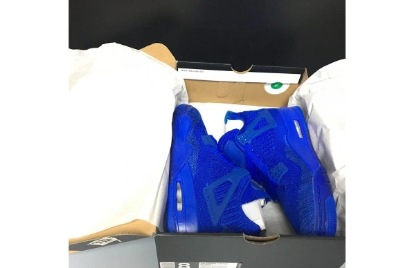 Rep EP JORDAN “HYPER 4 AQ3559-400 AIR AQ3559-400 FLYKNIT ROYAL” 0418